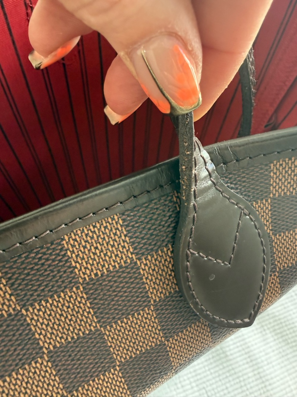 Louis Vuitton Brown Damier Ebene Neverfull Tote MM - Picture 11 of 16